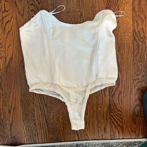 Elegant White womens body suit